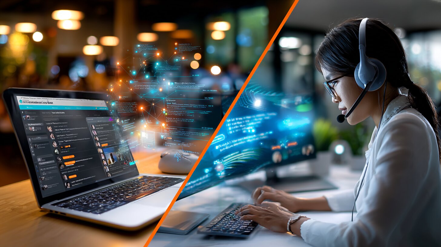 KI-Assistent Chat und Telefon Service